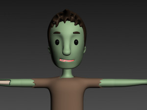 cartoonman024 zombie 3D Model
