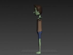 cartoonman024 zombie 3D Model