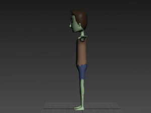 cartoonman024 zombie 3D Model