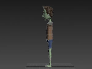 cartoonman024 zombie 3D Model