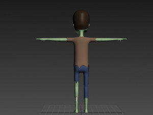 cartoonman024 zombie 3D Model