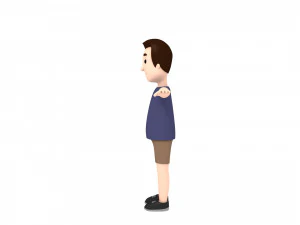 Cartoonman025 남자 3D 모델