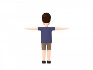 Cartoonman025 남자 3D 모델