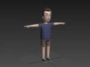 Cartoonman025 남자 3D 모델