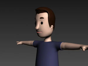 Cartoonman025 남자 3D 모델