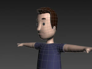 Cartoonman025 남자 3D 모델