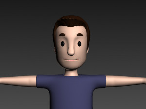 cartoonman025 man 3D-Modell
