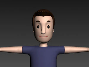 Cartoonman025 남자 3D 모델