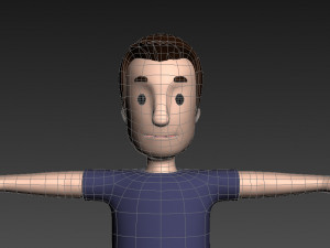 cartoonman025 man 3D-Modell