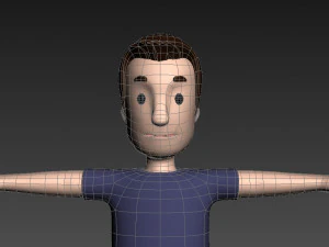 Cartoonman025 남자 3D 모델
