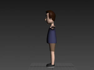 Cartoonman025 남자 3D 모델