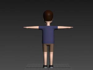 Cartoonman025 남자 3D 모델