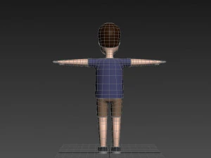 Cartoonman025 남자 3D 모델