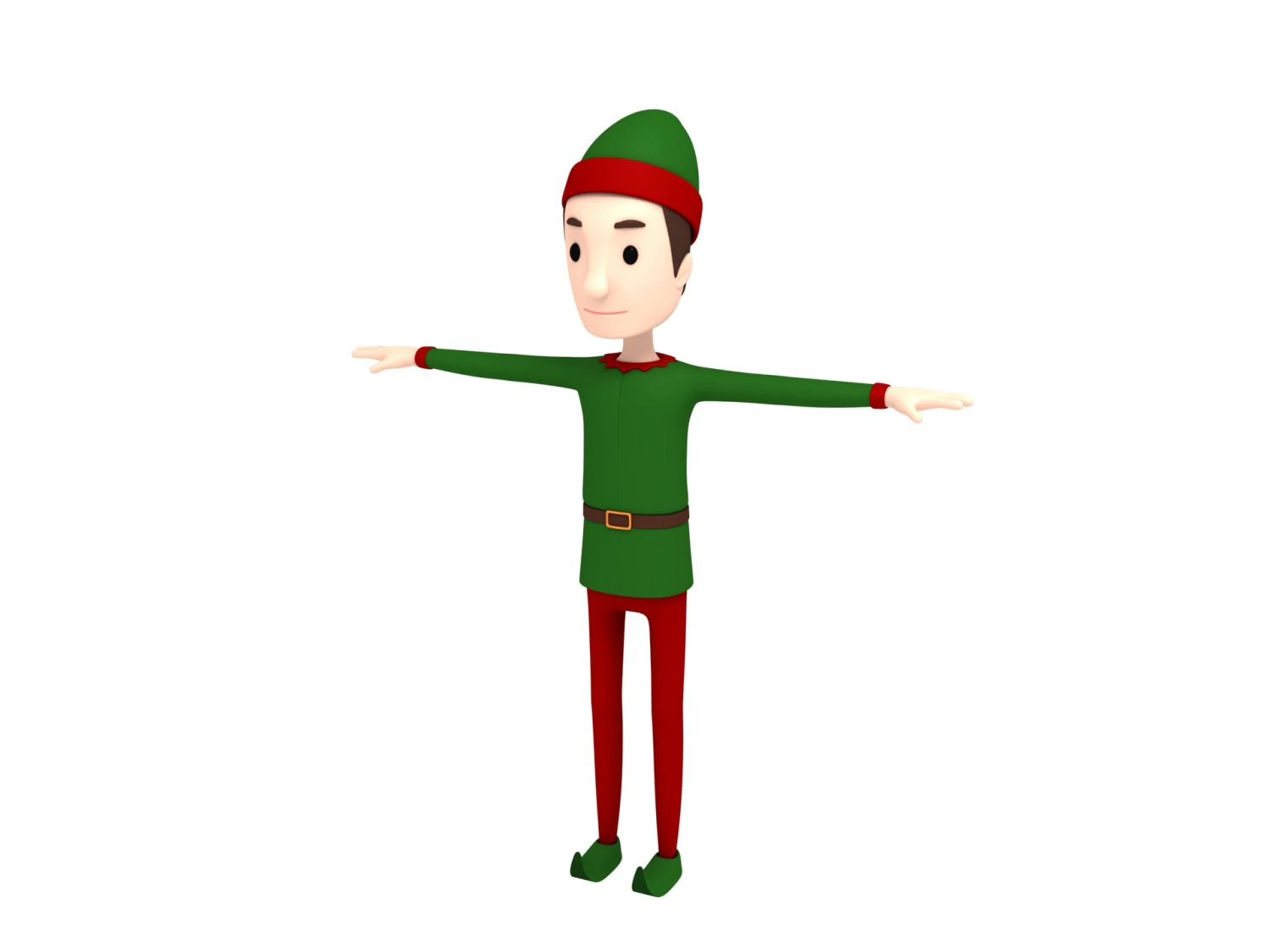 cartoonman026 elf 3D Model .c4d .max .obj .3ds .fbx .stl .blend 