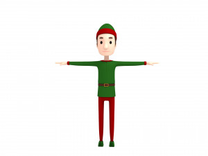 cartoonman026 elf 3D Model