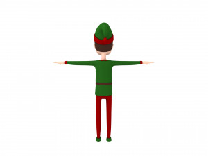 cartoonman026 elf 3D Model