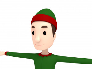 cartoonman026 elf 3D Model