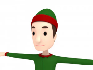 cartoonman026 elf 3D Model
