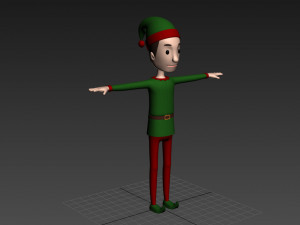 cartoonman026 elf 3D Model