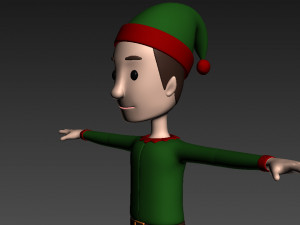 cartoonman026 elf 3D Model