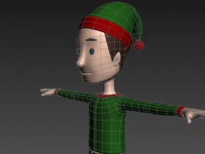 cartoonman026 elf 3D Model