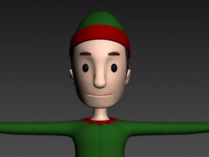 cartoonman026 elf 3D Model