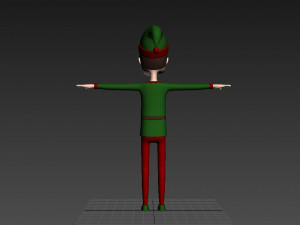 cartoonman026 elf 3D Model