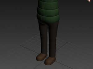 cartoonman027 campingman 3D Model