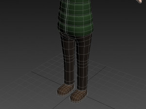 cartoonman027 campingman 3D Model