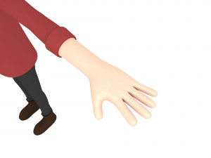 cartoonman028 hipster Modello 3D