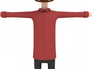 cartoonman028 hipster 3D Model