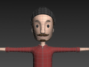 cartoonman028 hipster Modello 3D