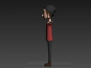 cartoonman028 hipster 3D Model
