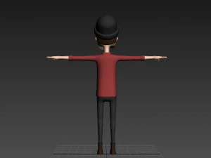 cartoonman028 hipster 3D Model