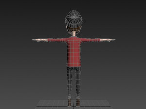 cartoonman028 hipster Modello 3D