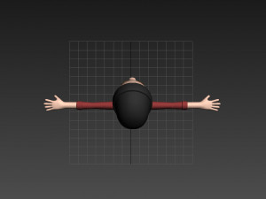 cartoonman028 hipster Modello 3D
