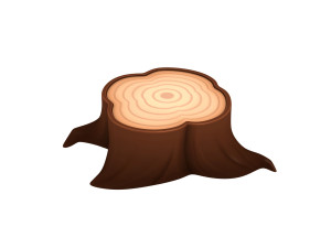 tree stump Modelo 3D