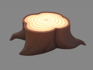 tree stump 3D Model