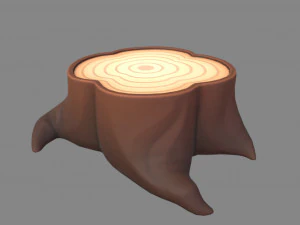 tree stump 3D Model