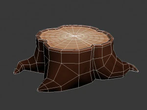 tree stump 3D Model