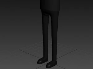 cartoonman029-waiter 3D Model