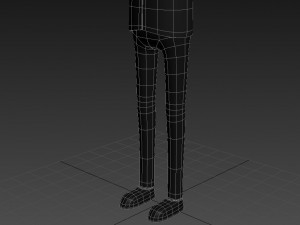 cartoonman029-waiter 3D 모델