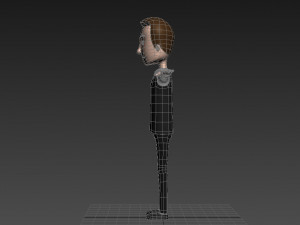 cartoonman029-waiter 3D 모델