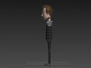 cartoonman029-waiter 3D Model