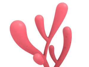 cartoon coral 3D Model