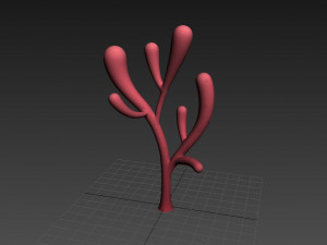 cartoon coral 3D Modell