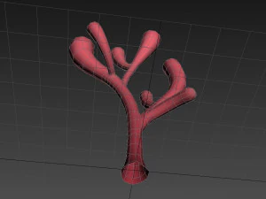 cartoon coral 3D Model