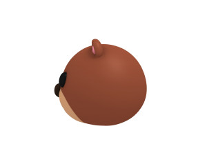bear head Model 3D