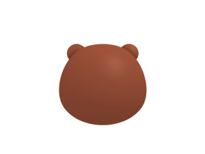 bear head Model 3D