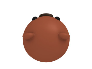 bear head Model 3D